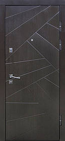 Входная дверь URBAN 1-B дуб wenge/дуб bianco line MS