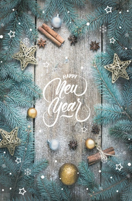 Новогодний пакет ГИГАНТ ВЕРТИКАЛЬНЫЙ 47*28*10 см Елка, фото 1