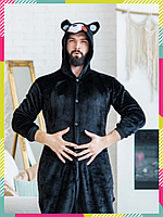 Кигуруми Кумамото Kigurumirev Кигуруми для взрослых, мужской костюм Кумамон медведь S 145 - 155 см