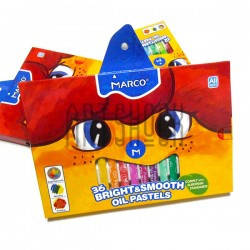 Мел масляна (36 кв.) MARCO 1100 OP-36 " Oil Pastels" (золото-срібло), фото 1