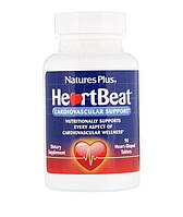 Домішка для серцево-судинної системи в таблетках, HeartBeat Cardiovascular Support, Nature's Plus, 90 шт.