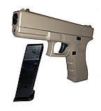Пневматичний пістолет Глок Vigor V20 Glock металевий Салатовий, фото 8