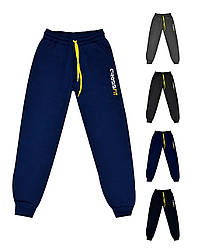 Штани спортивні утеплені на манжеті для хлопчика, начіс