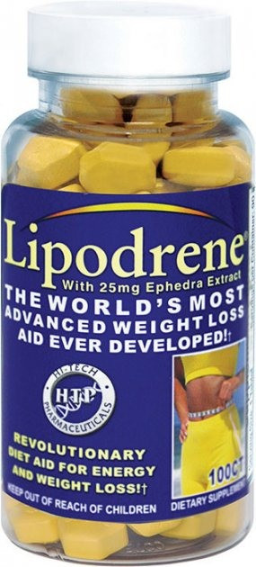 Жіросжігателя Hi-Tech Pharma Lipodrene 25mg Ephedra Extract 100 капс