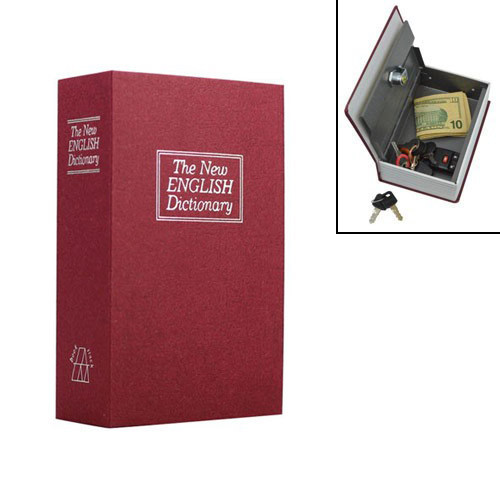 Книга, книжка сейф на ключі, метал, англ словник S 180х115х55мм, УЦІНКА W7