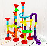 Конструктор гра 8802 гірка лабіринт "Marble Run" кульки, 93 деталі, фото 5