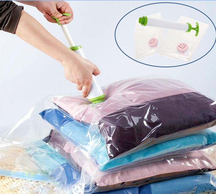 Набір Вакуумні пакети + Насос, (110*80см *2шт)