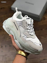 Eur 36-45 Баленсіага Balenciaga Triple S білі чоловічі кросівки жіночі
