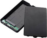 Кишеня зовнішня Maiwo K2503D 2.5" USB 3.0 black, фото 5