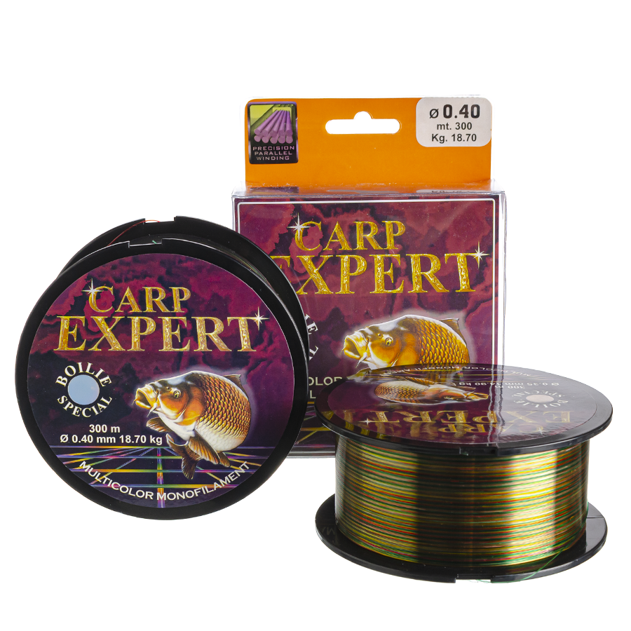 Коропова волосінь Carp Expert Multicolor Boilie 0,40 300m