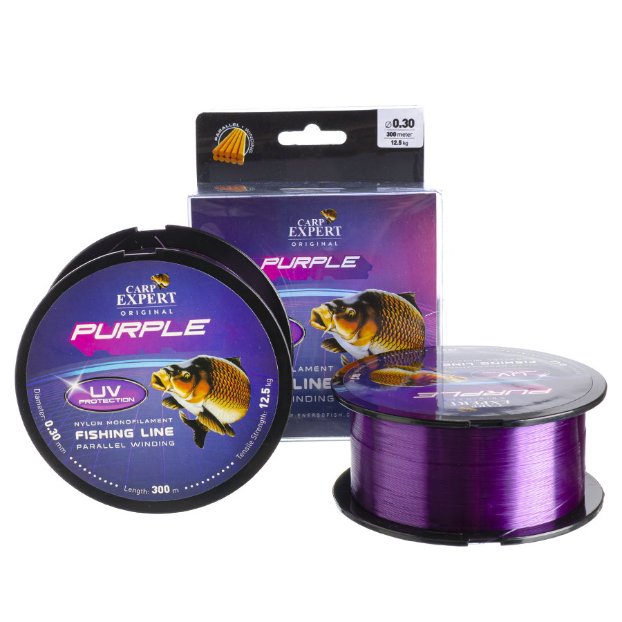 Волосінь коропова Carp Expert UV Purple 0,30 mm 300m