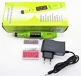 Фрезер - ручка для манікюру побутової 20000 обертів .Колір білий та червоний, фото 8