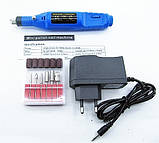 Фрезер - ручка для манікюру побутової 20000 обертів .Колір білий та червоний, фото 2