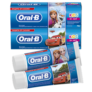 ЗУБНА ПАРА ДІТЯЧА 75 МЛ. 0-5 РОКІВ ORAL-B DENTIFR BIMBI FROZ / CARS