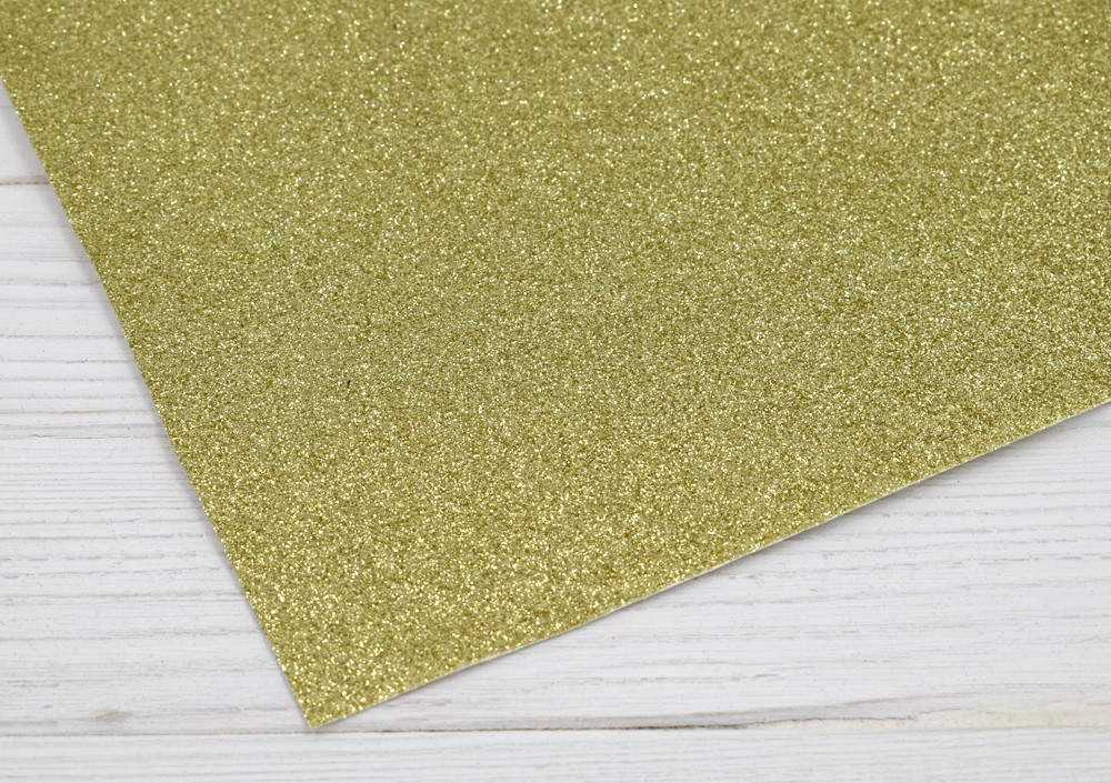 Шкірзам з дрібними блискітками (100х138 см) - №2 світле золото, фото 1