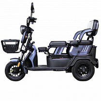 Електроскутер AGAMI xk 650W/60V/20AH (DZM) (чорний), фото 4