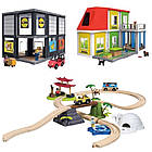 🚂 Велика дерев'яна залізниця 476 ел. + бокс в подарунок Німеччина PlayTive (Brio, Hape, Viga Toys, Ikea), фото 4