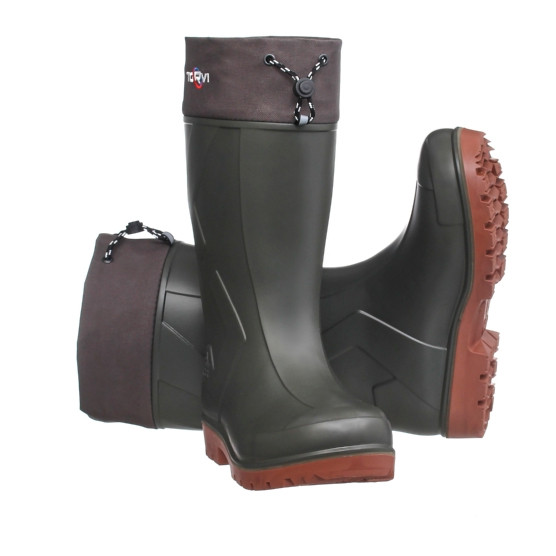 Чоботи Torvi Т-40°С, ЕВА+ПУ з 5-ти шаровим змінним вкладишем (гіпоалергенна трикотажна тканина) 46/47, Олива