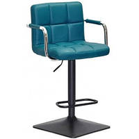 Стільчик для візажу Lion plus black quadro Зелений