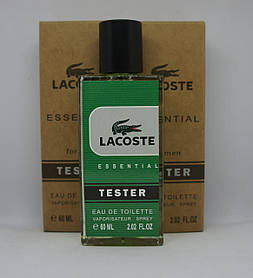 Тестер міні — парфуми для чоловіків Lacoste Essential (лакоста есеншел) 60 мл