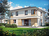 MX41. Проект сучасного двоповерхового будинку в середземноморському стилі, фото 2