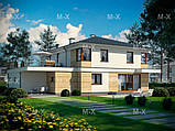 MX41. Проект сучасного двоповерхового будинку в середземноморському стилі, фото 3