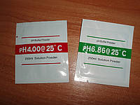 Калибровочный раствор порошок в пакетиках для pH метров 2 шт 4.00 6.86 дистилянт дистиллированная вода