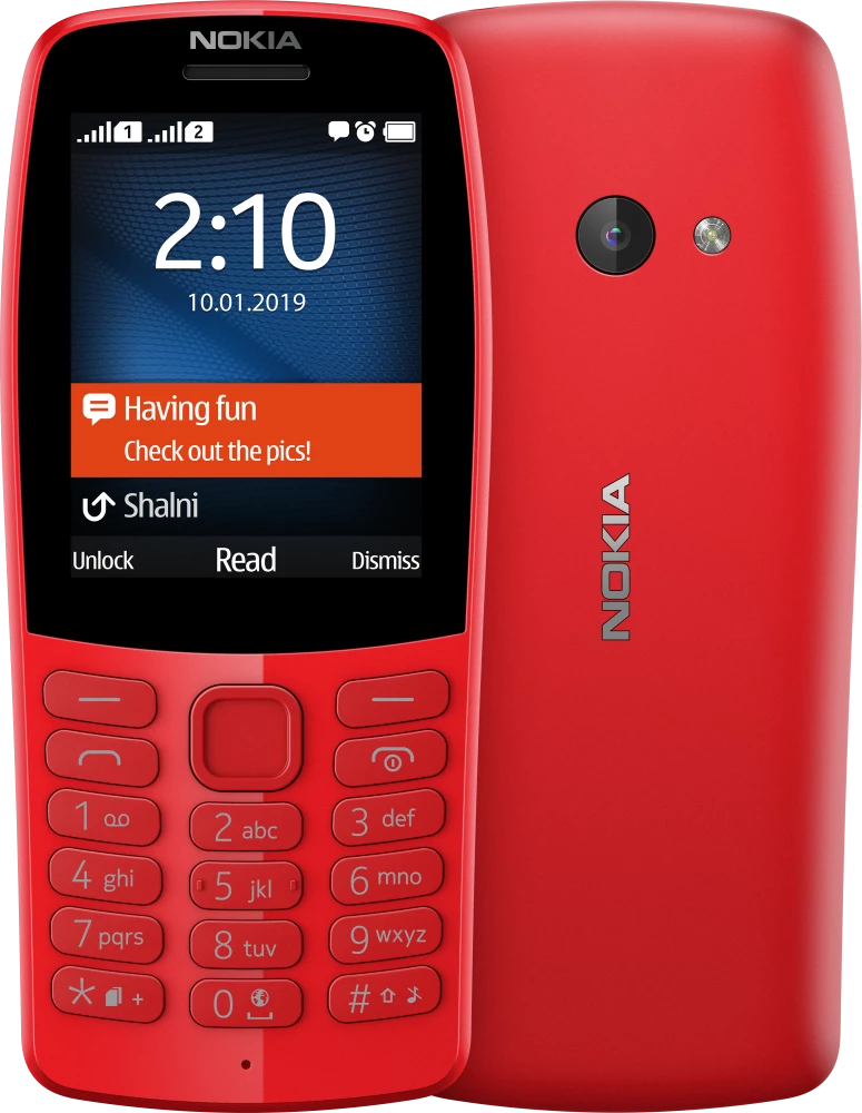 Телефон Nokia 210 DS Red Гарантія 12 місяців