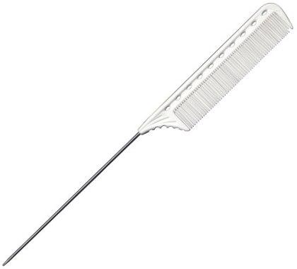 Гребінець з хвостиком Y. S. Park YS-108 White