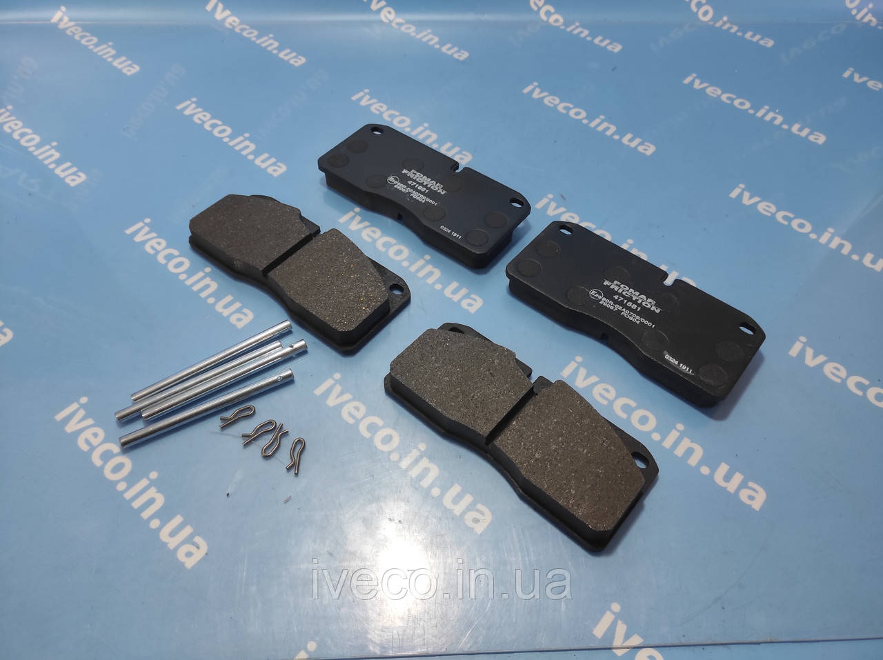 Гальмівні колодки Iveco EuroCargo Евко Єврокарго 1906402 1906297 1906197 1906146906043 GDB5058 29067