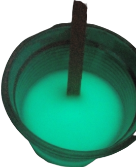 Люмінофор салатовий 100 грам