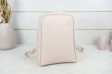 Жіночий рюкзак Анталія з натуральної шкіри колір Пудра