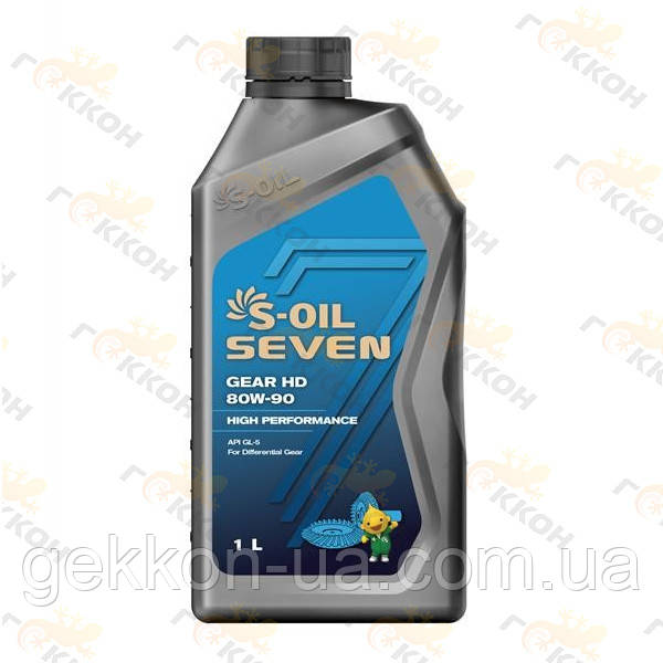 Масло трансмісійне SEVEN GEAR HD, 1L SAE 80W90 (API GL-5 [S-Oil Південна Корея]