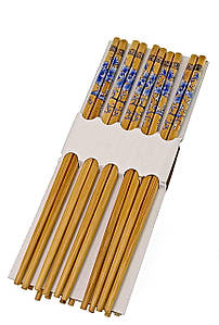 Палички для суші бамбукові набір 10 пар 24х9х2см (34189)