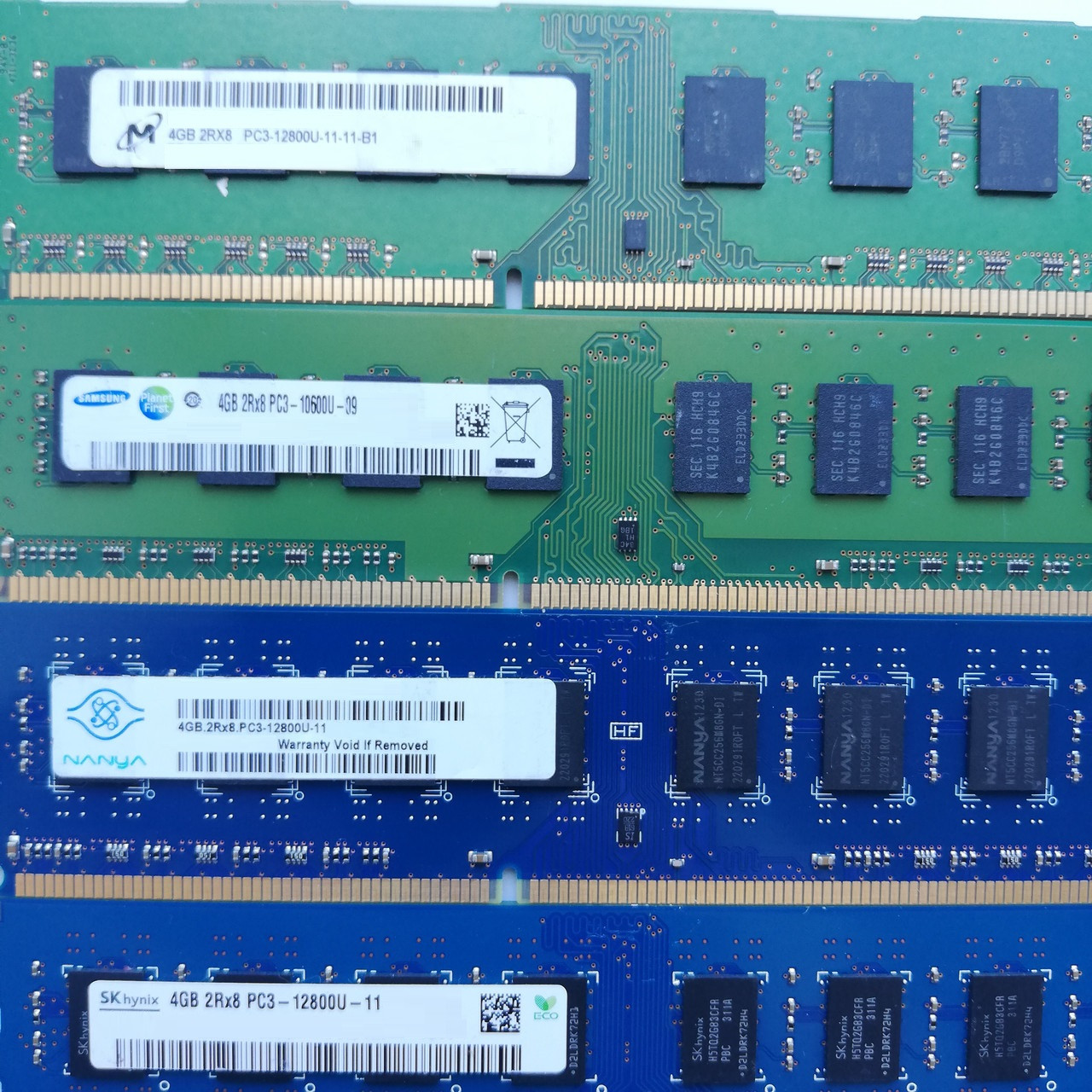 Оперативная память DIMM DDR3 4Gb 1333-1866MHz 10600-14900U ECC CL9/11 Б ...