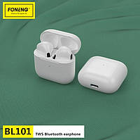 Блютуз наушники TWS Foneng BL101 Mini, white