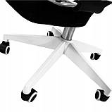 Крісло геймерське PRESTIGE sia біле Кресло компьютерное с подставкой для ног Стул игрвоой Крісло офісне спорт, фото 3