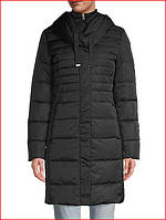 Женский пуховик T Tahari Down-Filled Long Puffer Jacket ОРИГИНАЛ (размер XS) черный