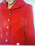 Ошатне червоне півпальто c декоративними гудзиками Bonprix, фото 5