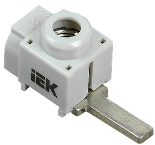 Клема для модульного обладнання КВМ 4-25мм2 (пряме введення) IEK