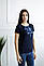 Вишита жіноча футболка з елементами вишивки орнамент, фото 2