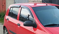 Дефлектори вікон (вітровики) Hyundai Getz 5d 2002-, Cobra Tuning - VL, H20502
