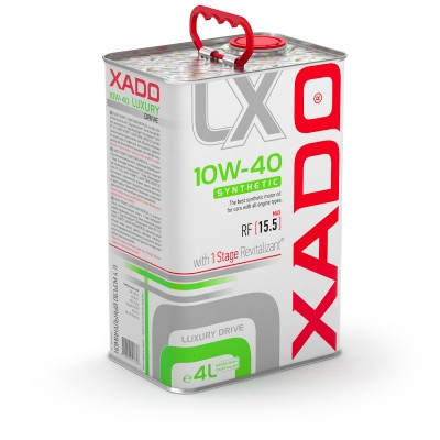 Синтетична моторна олива XADO Luxury Drive 10W-40 SYNTHETIC 4л