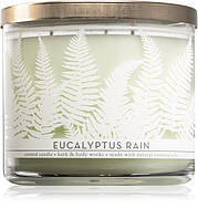 Свеча ароматическая - Eucalyptus Rain от Bath and Body Works США