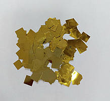 Конфетті квадрат 8мм золото 500г