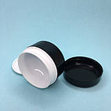 Баночка з прокладкою чорна, 30 мл (тара для косметики), фото 3