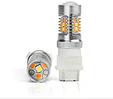 1 шт. Лампи для сертифікації американських авто жовті в червоні поворотники, фото 7