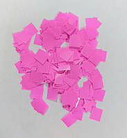 Конфетті квадрат 8мм темно-рожевий 500г