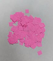 Конфетті квадрат 8мм рожевий 500г