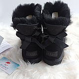 Жіночі уггі UGG australia ultra classic mini чорний, фото 3